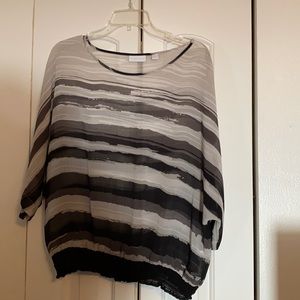 NY & Co. sheer Ombré Top